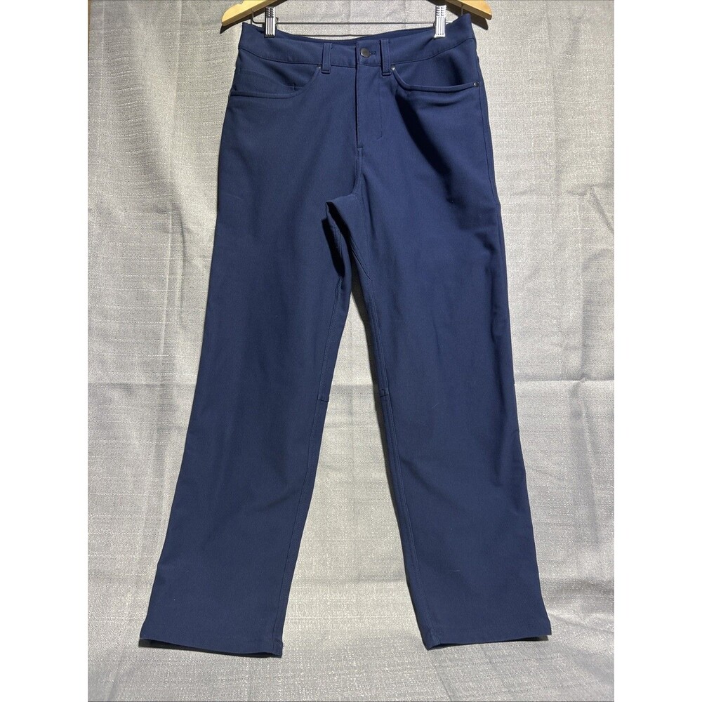 Lululemon ABC Classic Warpstreme Pants - Men's Size 28 - Navy‎ Blue textured